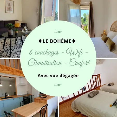 Grand T2 Le Boheme Apartment Perpignan Exterior photo